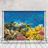 Aperturee - Colorful Coral Fish Seabed Natural Scenery Backdrop
